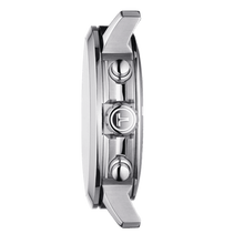Load image into Gallery viewer, Tissot PRC 200 Chronograph Black Dial Silver Steel Strap Watch For Men - T114.417.11.057.00
