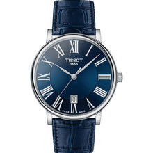 Load image into Gallery viewer, Tissot Carson Premium Blue Dial Blue Leather Strap Watch For Men - T122.410.16.043.00