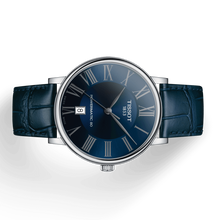Load image into Gallery viewer, Tissot Carson Premium Powermatic 80 Blue Dial Blue Leather Strap Watch For Men - T122.407.16.043.00
