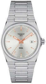 Tissot PRX Silver Dial Silver Steel Strap Watch For Women - T137.210.11.031.00