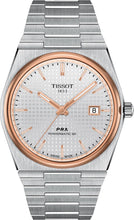 Load image into Gallery viewer, Tissot PRX Powermatic 80 Silver Dial Silver Steel Strap Watch For Men - T137.407.21.031.00
