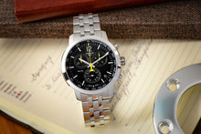 Load image into Gallery viewer, Tissot PRC 200 Chronograph Black Dial Silver Steel Strap Watch For Men - T114.417.11.057.00
