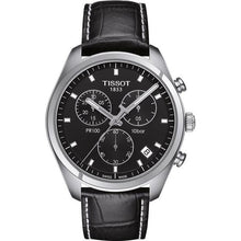 Load image into Gallery viewer, Tissot PR 100 Chronograph Black Dial Black Leather Strap Watch For Men - T101.417.16.051.00