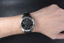 Load image into Gallery viewer, Tissot PR 100 Chronograph Black Dial Black Leather Strap Watch For Men - T101.417.16.051.00