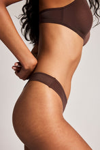 Load image into Gallery viewer, Sieve Dipped Thong in Espresso
