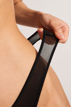 Load image into Gallery viewer, Slink Dipped Thong in Black
