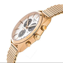 Load image into Gallery viewer, Tissot T Classic PR 100 Chronograph Silver Dial Rose Gold Mesh Bracelet Watch For Men - T101.417.33.031.01
