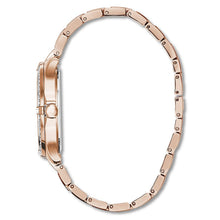Load image into Gallery viewer, Bulova Crystal Collection Silver Dial Rose Gold Steel Strap Watch for Women - 98L229