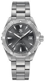 Tag Heuer Aquaracer Automatic Anthracite Grey Dial Silver Steel Strap Watch for Men - WAY2113.BA0928