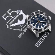 Load image into Gallery viewer, Seiko Prospex Automatic 1965 Dive 55th Anniversary Limited Edtion Blue Dial Silver Steel Strap Watch For Men - SPB149J1