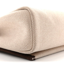 Load image into Gallery viewer, Military Toile Vache Hunter Herbag Zip Retourne 20 Ecru Beige Ebene