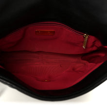 Load image into Gallery viewer, Goatskin Quilted Large Chanel 19 Flap Black