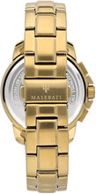 Load image into Gallery viewer, Maserati Successo Chronograph Blue Dial Gold Steel Strap Watch For Men - R8873621021