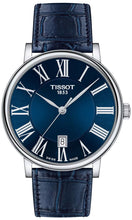 Load image into Gallery viewer, Tissot Carson Premium Blue Dial Blue Leather Strap Watch For Men - T122.410.16.043.00