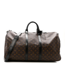 Monogram Macassar Keepall Bandouliere 55