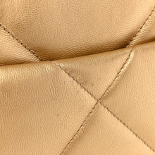 Load image into Gallery viewer, Metallic Goatskin Quilted Medium Chanel 19 Flap Gold