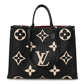 Empreinte Monogram Giant Onthego GM Black Beige
