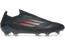 Load image into Gallery viewer, adidas F50 Elite Laceless FG Core Black Iron Metallic Lucid Red