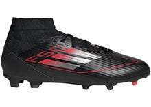 Load image into Gallery viewer, adidas F50 League FG/MG Core Black Iron Metallic Lucid Red (Kids)