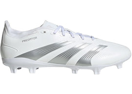 adidas Predator 24 League Low FG Cloud White Silver Metallic Grey