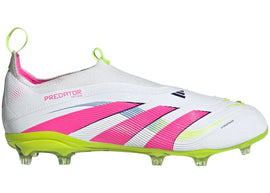 adidas Predator Elite Laceless FG Cloud White Lucid Pink Lucid Lemon (GS)