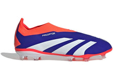 Load image into Gallery viewer, adidas Predator Elite Laceless FG Lucid Blue Cloud White Solar Red (GS)