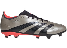 adidas Predator League FG Platinum Metallic Aurora Black Turbo