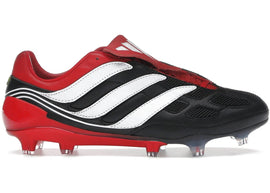 adidas Predator Precision FG Black White Collegiate Red Made in Germany