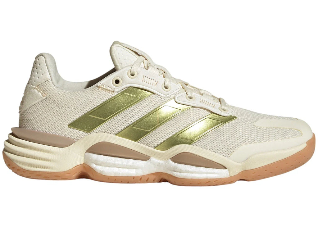 adidas Stabil 16 Indoor Off White Gold Metallic Crystal Sand (Women's)