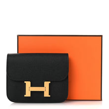 Load image into Gallery viewer, Epsom Constance Slim Wallet Black