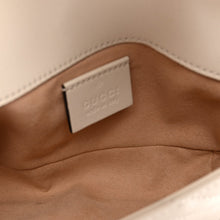 Load image into Gallery viewer, Calfskin Matelasse Super Mini GG Marmont Shoulder Bag White
