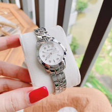 Load image into Gallery viewer, Bulova Classic Diamonds Silver Dial Silver Steel Strap Watch for Women - 96P121