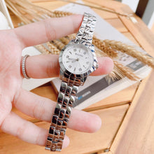Load image into Gallery viewer, Bulova Classic Diamonds Silver Dial Silver Steel Strap Watch for Women - 96P121