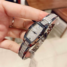 Load image into Gallery viewer, Bulova Crystal Collection Silver Dial Silver Steel Strap Watch for Women - 96L235