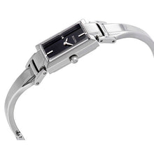 Load image into Gallery viewer, Bulova Classic Collection Black Dial Silver Steel Strap Watch for Women - 96L138