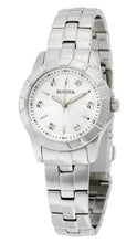 Load image into Gallery viewer, Bulova Classic Diamonds Silver Dial Silver Steel Strap Watch for Women - 96P121