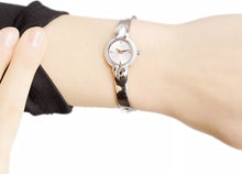 Load image into Gallery viewer, Bulova Crystal Pendant Silver Dial Silver Steel Strap Watch for Women - 96X111