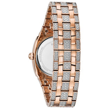 Load image into Gallery viewer, Bulova Crystal Collection Silver Crystals Dial Two Tone Steel Strap Watch for Women - 98L235