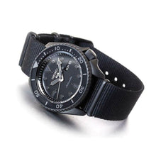 Load image into Gallery viewer, Seiko 5 Sports Automatic Black Dial Black NATO Strap Watch For Men - SRPD79K1