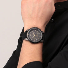 Load image into Gallery viewer, Maserati Successo Black Dial Black Rubber Strap Watch For Men - R8871621011