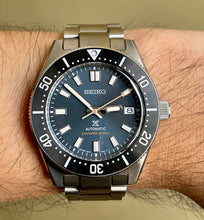 Load image into Gallery viewer, Seiko Prospex Automatic 1965 Dive 55th Anniversary Limited Edtion Blue Dial Silver Steel Strap Watch For Men - SPB149J1