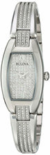 Load image into Gallery viewer, Bulova Crystal Collection Silver Dial Silver Steel Strap Watch for Women - 96L235