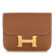 Load image into Gallery viewer, Evercolor Constance Slim Wallet Gold