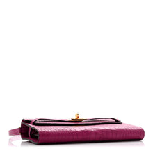 Load image into Gallery viewer, Matte Alligator Kelly Wallet To Go Rose Scheherazade