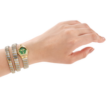 Load image into Gallery viewer, Just Cavalli Mesmerizing Green Dial Two Tone Steel Strap Watch for Women - JC1L304M0065