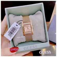 Load image into Gallery viewer, Guess Nouveau Diamonds Rose Gold Dial Rose Gold Mesh Bracelet Watch for Women - W0127L3