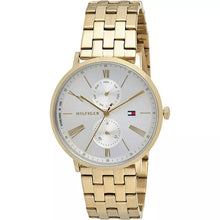Load image into Gallery viewer, Tommy Hilfiger Jenna Quartz White Dial Gold Steel Strap Watch for Women - 1782069