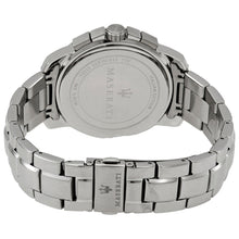 Load image into Gallery viewer, Maserati Successo Chronograph Black Dial Silver Steel Strap Watch For Men - R8873621009