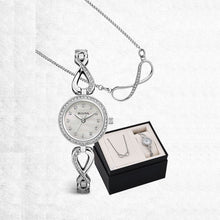 Load image into Gallery viewer, Bulova Crystals Quartz Mother of Pearl Dial Silver Steel Strap Watch for Women - 96X129