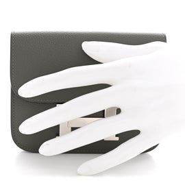 Evercolor Constance Slim Wallet Gris Meyer